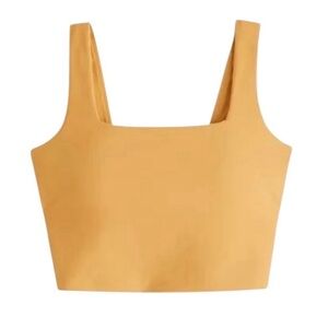 Abercrombie & Fitch YPB Squareneck Slim Workout Tank | Yellow | Size: L